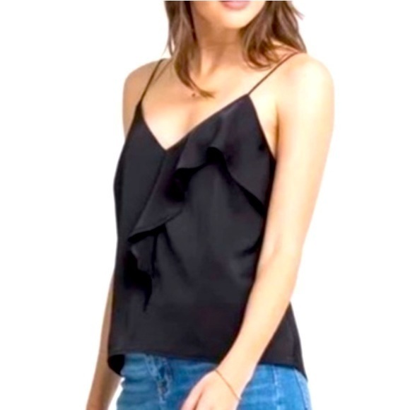 New York and Company  ruffled tank top - Picture 1 of 7